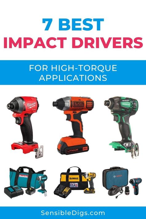 The benefits of an impact driver are endless. Working in a confined space? No problem with an impact driver. Need multiple mode settings? Again, newer impact drivers have it all. See our top picks. Truck Driver Safety Tips, Portable Electric Drill, Power Tool Storage Drills & Screwdrivers, Confined Space, Screwdriver Tool, Drill Driver, Screwdriver Bits, Impact Driver, Hand Tool