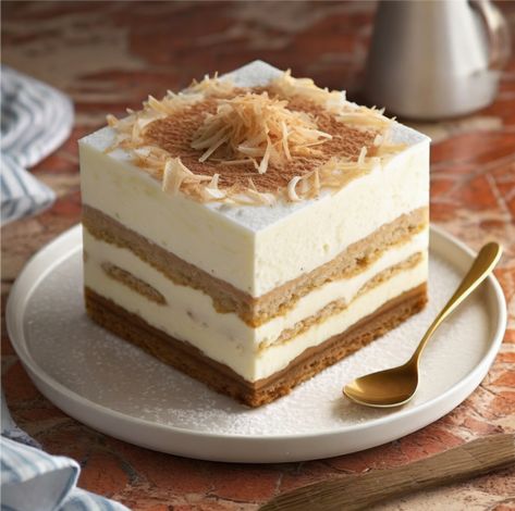 Our Creamy Coconut Tiramisu has everything you love about classic tiramisu, with a tropical twist. Made with coconut milk and flaked coconut, this tiramisu won't disappoint. Coconut Tiramisu, Classic Tiramisu, Maxwell House, Square Pan, Tropical Twist, Kraft Heinz, Instant Pudding, Whipped Topping, Cool Whip