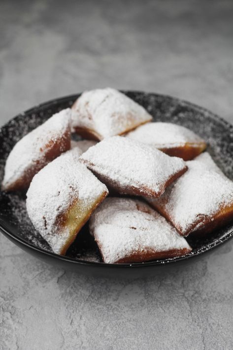 Homemade Beignets - Jen Around the World Homemade Beignets, Homemade Hot Fudge Sauce, Mardi Gras Desserts, Beignet Recipe, Bacon Casserole, Homemade Hot Fudge, Friends Recipes, Mardi Gras Food, Hot Fudge Sauce