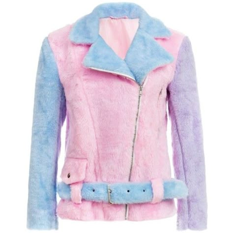 PASTEL MOTO FUR ❤ liked on Polyvore featuring outerwear, jackets, lullabies, pastel, biker jacket, pink biker jacket, rider jacket, pastel pink jacket and pastel jacket Pastel Moto, Pastel Pink Jacket, Pastel Colors Fashion, Pink Biker Jacket, Pink Fur Jacket, Pastel Jacket, Pink Moto Jacket, Camp Fashion, Pink Motorcycle