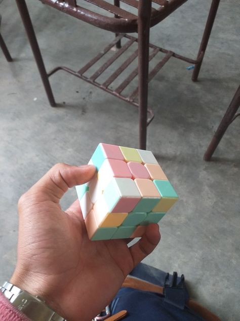 Aesthetic Rubiks Cube, Rubix Cube Aesthetic, Rubiks Cube Aesthetic, Custom Rubiks Cube, Rubric Cube, 80s Illustration, Rubicks Cube, Cool Cube, My Classmates