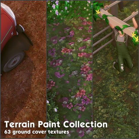 Grass Flowers, Paint Collection, Sims 4 Mm Cc, Sims Building, Sims Games, Sims 4 Mm, The Sims 4 Download, Sims 4 Cc Packs, Sims 4 Cc Furniture