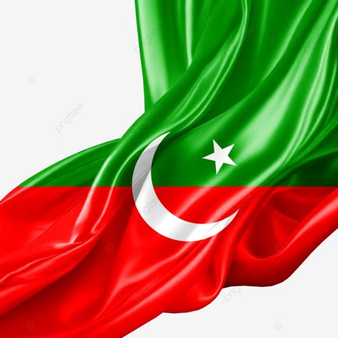 Wavy Silky Shiny PTI Flag Pti Flag Background, Pti Flag Wallpaper, Pti Flag, Flag Pakistan, Calligraphy Background, Psd Files, Clipart Images, Png Transparent, Png Clipart