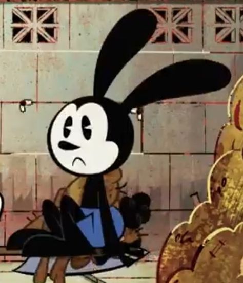 Oswald The Lucky Rabbit Pfp, Oswald The Lucky Rabbit Icon, Oswald The Lucky Rabbit Fanart, Rabbit Icon, Original Mickey Mouse, Old Cartoon Characters, Body Type Drawing, Epic Mickey, Bunny Man