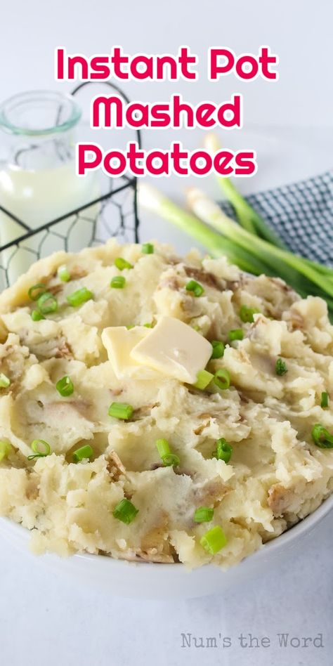 These Instant Pot Mashed Potatoes are easy to make and have great flavor — the perfect side dish to any meal! Whether you’re cooking a holiday feast or want a simple and delicious dish for family dinner, this recipe is the one for you. Instapot Mashed Potatoes No Drain, Instant Pot Mashed Potatoes No Drain, No Drain Instant Pot Mashed Potatoes, Instant Pot Mashed Potatoes, Cream Cheese Potatoes, Fluffy Mashed Potatoes, Thanksgiving 2023, Best Mashed Potatoes, Making Mashed Potatoes