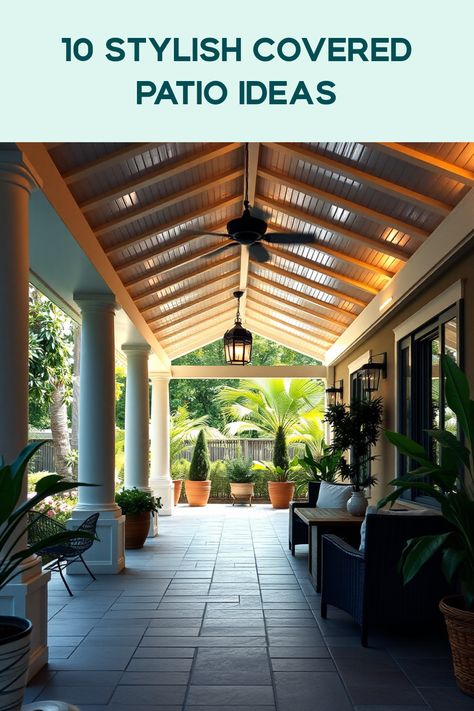 Searching for inspiration to create your dream patio? Check out these 10 stylish covered patio ideas that blend function and beauty! From modern minimalist designs to cozy outdoor lounges, these inspirations showcase unique styles perfect for any backyard. Elevate your outdoor space with stunning features you didn’t know were possible. Transform your space into a retreat with seasonal decor tips and comfy seating options. Get ready to enjoy relaxing evenings and fun gatherings in a stylish atmosphere! Discover the best in outdoor design today. Extending Patio, Covered Patio Ideas, Comfy Furniture, Outdoor Patio Ideas Backyards, Outdoor Movie Theater, Backyard Dreams, Dream Patio, Small Water Features, Outdoor Patios