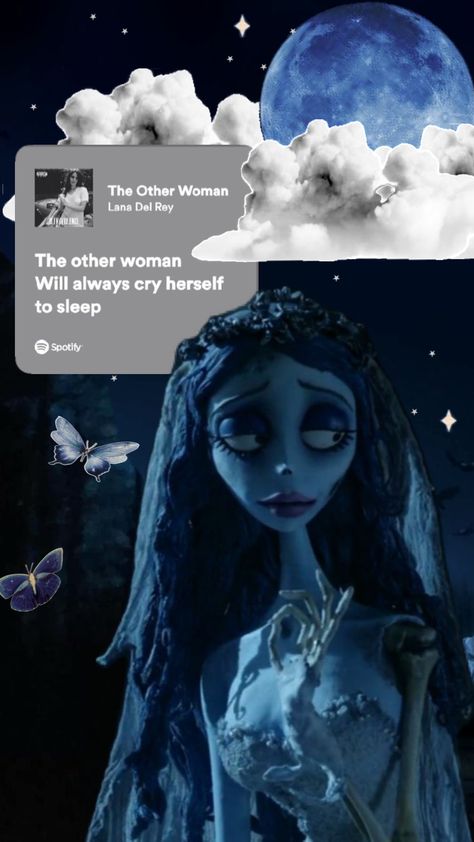 #corpsebride #lanadelrey The Other Woman Wallpaper, The Other Woman, Corpse Bride, In Another Life, Jack And Sally, Other Woman, Tim Burton, Pretty Wallpapers, Lana Del Rey