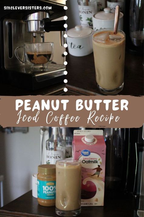 Peanut Butter Iced Coffee, Iced Coffee Recipe, Coffee Recipe, Ice Coffee Recipe, Coffee Recipes, Coffee Time, Iced Coffee, Peanut Butter, Peanut