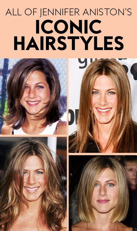 See all of #JenniferAniston's best hairstyles. #TheRachel #JenAniston #haircuts #famoushaircuts #celebrityhairstyles #Friends #celebrityhaircuts #hairtrends #popularhairtrends Hair Cuts Styles, Best Fake Eyelashes, Jennifer Aniston Hair, Eyelash Brands, Perfect Cat Eye, Prom Makeup Looks, Friends Hair, Fall Makeup Looks, Eye Makeup Tips