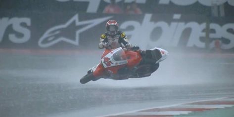 Video: Moto2 Racer Tetsuta Nagashima Surfs on His Bike During Crash Motorcycle Racers, Pouring Rain, Motogp, Surfboard, Sci-fi Spaceship, Surfing, Bike, Quick Saves