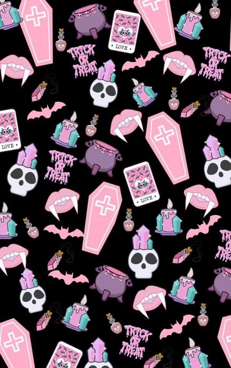 Goth Pastel Wallpaper, Pastel Goth Witch, Black And Purple Wallpaper, Witch Wallpaper, Halloween Wallpaper Backgrounds, Broken Screen Wallpaper, Goth Witch, Goth Wallpaper, Emo Wallpaper