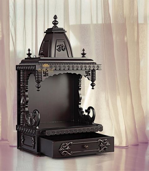 em-sample-alt Wooden Temple For Home, Pooja Door Design, Mandir Design, Bedroom Cupboard, Wooden Front Door Design, Temple Design For Home, Screen House, Pooja Mandir, Pooja Room Door Design