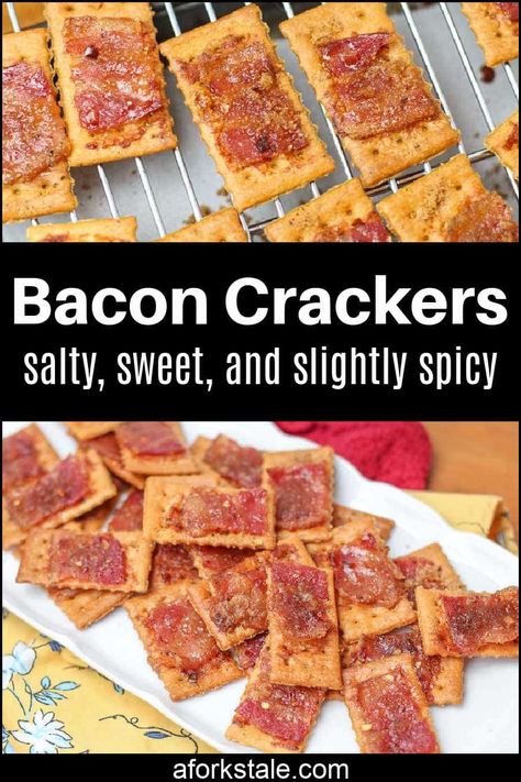 Boat Appetizers, Candied Bacon Crackers, Bacon Crackers, Bacon Cracker, Crackers Appetizers, Hot Apps, Cracker Recipe, Comfort Recipes, Bbq Side Dishes