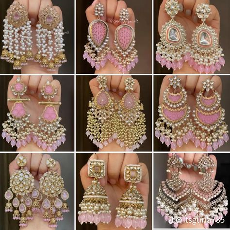 Indie Wedding Dress, Wedding Jewellery Designs, Pakistani Earrings, Bridal Jewelry Sets Brides, Bridal Jewellery Earrings, Best Couple Pics For Dp, Indian Wedding Jewelry Sets, Mehndi Designs Bridal Hands, Pretty Jewelry Necklaces