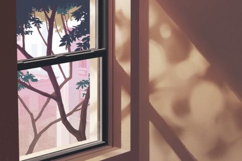 Chill Out With These Awesome Relaxing GIFs - BlazePress Animiertes Gif, Through A Window, Relaxing Gif, Art Et Illustration, Arte Fantasy, Aesthetic Gif, Art And Illustration, Sasuke Uchiha, Images Gif