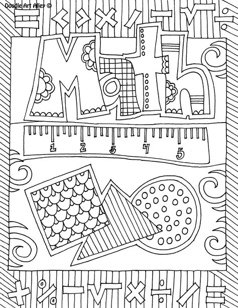 Math+Notebook+Cover+Coloring+Page Math Notebook Cover, Math Binder, Math Notebook, Math Journal, Math Interactive, Math Interactive Notebook, Math Coloring, Math Journals, Math Notebooks