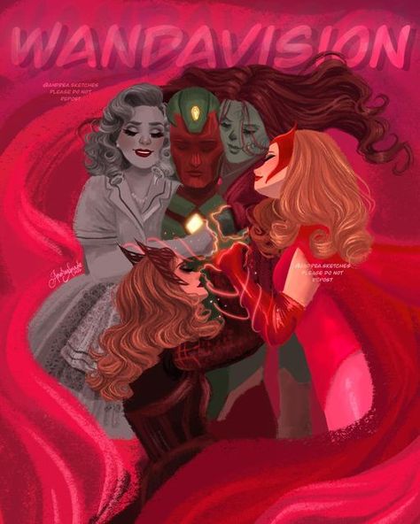 Scarlet Witch Wallpaper Desktop, Vision Comic, Vision Wandavision, Marvel Wanda, Maximoff Family, Wanda Avengers, Scarlet Witch Comic, Witch Wallpaper, Wanda Vision