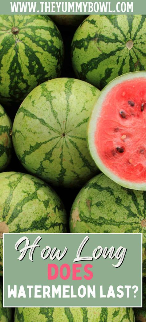 Find out how long watermelon lasts with proper storage. Learn how to keep cut and uncut watermelon fresh in the fridge and freezer to extend its shelf life. Freeze Watermelon, Watermelon Jam, Watermelon Slushie, Frozen Watermelon, Fridge And Freezer, Potato Pasta, Watermelon Margarita, Watermelon Carving, Watermelon Gazpacho