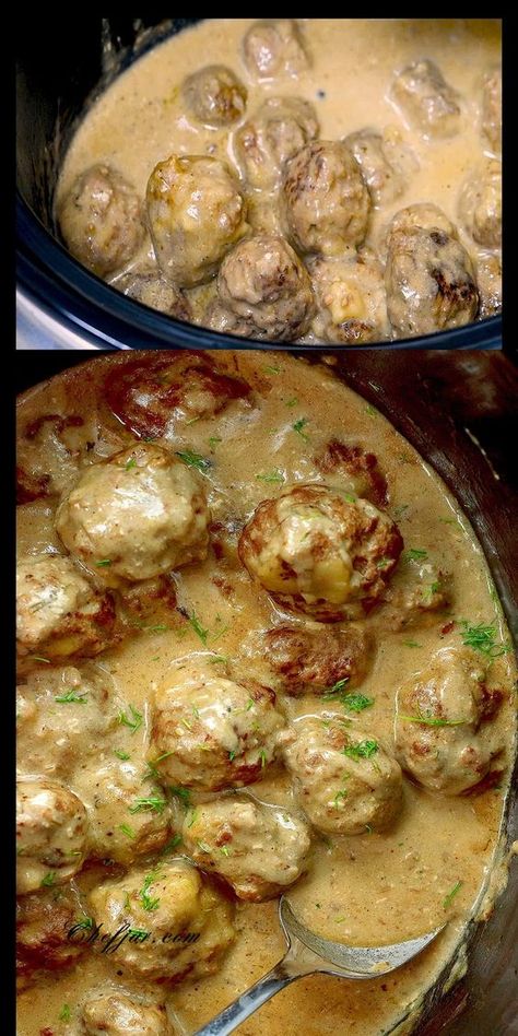 Swedish Meatballs Crockpot, Meatball Recipes Crockpot, Meatball Recipes Easy, Crock Pot Meatballs, Easy Meatloaf, Ground Beef Recipes For Dinner, Swedish Meatballs, Crock Pot Slow Cooker, Recipes Crockpot