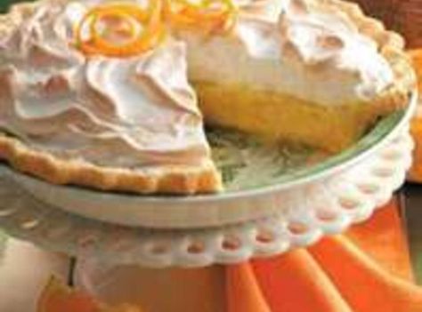 Orange Cream Meringue Pie Coconut Meringue Pie, Coconut Meringue, Orange Pie, Meringue Pie Recipes, Chill Time, Easy Pie, Lemon Meringue Pie, Meringue Pie, Hand Pies