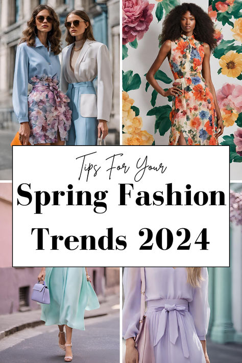 As we bid into to the winter chill, it’s time to embrace the fresh and vibrant trends of spring fashion 2024. From bold colors to playful prints, this season is all about making a statement with your style. In this blog post, we’ll explore the top fashion trends for spring 2024 that are sure to elevate your wardrobe and keep you on-trend. Summer 2024 Print Trends, Trending Prints 2024, 2024 Print Trends, Fashion Trending Moodboard, Spring Summer Fashion Trends, Quoi Porter, Color Trends Fashion, Resort Fashion, Over 60 Fashion