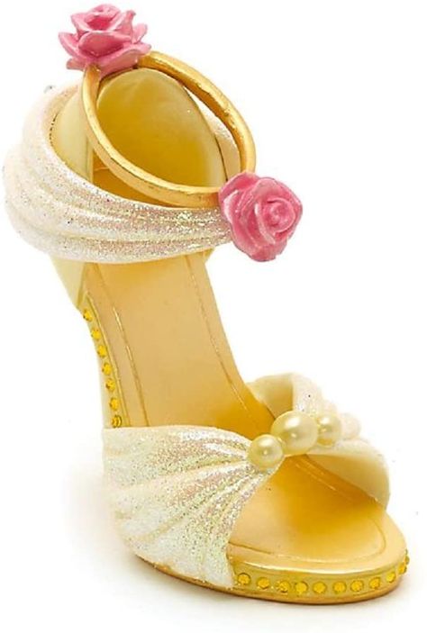 Amazon.com: Disney Parks Belle Beauty and the Beast Shoe Figurine Ornament NEW: Home & Kitchen Disney Shoe Ornaments, Disney Princess Shoes, Disney Christmas Ornaments, Shoe Ornaments, Mermaid Christmas, Anne Geddes, Belle Beauty And The Beast, Disney Figurines, Disney Home Decor