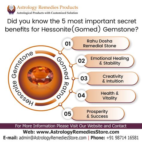 Discover the 5 secrets of Hessonite gemstone. Intrigued? Unravel its mysteries now! For more information please visit our website Astrology Remedies Store or call us on +91 9871416581. #Gemstone #5_Secrets #Hessonite_Gemstone #Gomed_Stone #Astrological_Remedies #Astrology_Remedies_Store Gomed Stone, Astrology Remedy, Emotional Healing, More Information, Astrology, Did You Know, The Secret, Healing, Gif