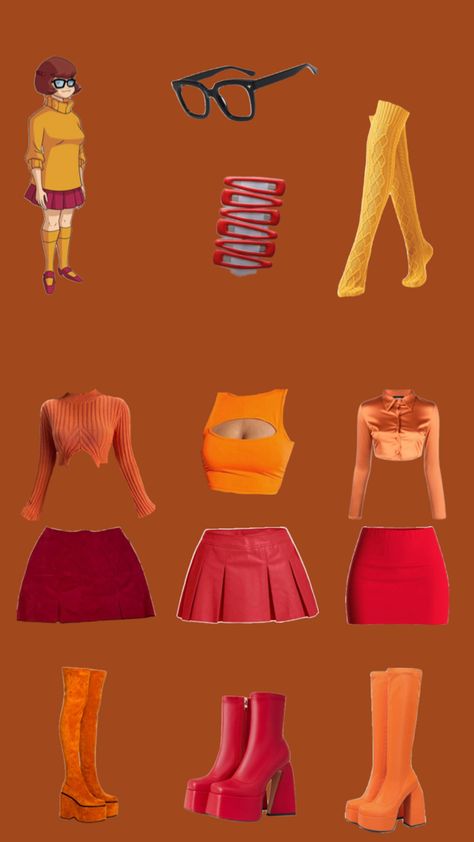 Velma From Scooby Doo, Velma Costume, Scooby Doo Costumes, Velma Scooby Doo, Halloween Costume Outfits, Costume Outfits, Costume Ideas, Halloween Makeup, Scooby Doo