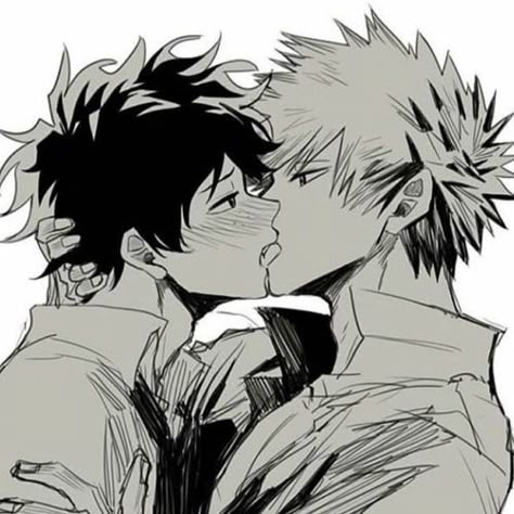 Deku X Kacchan, Bakugo Katsuki Fanart Cute, Bakugou Manga, Hottest Anime Characters, 5 Anime, Anime Boyfriend, My Hero Academia Episodes, Gay Art, Fanarts Anime