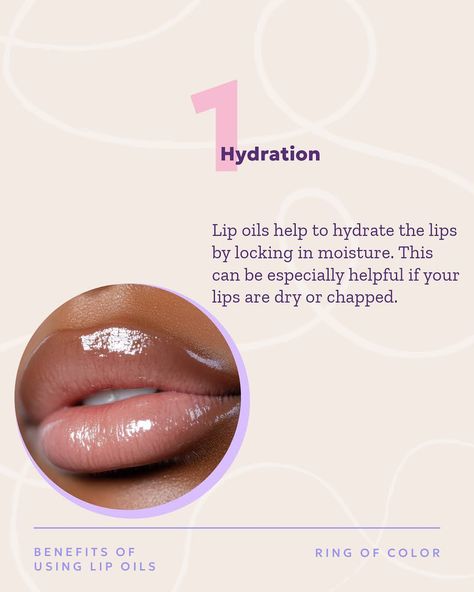 Lip oils are a must-have because the amazing benefits they give to your pout! They provide you with... 💕Intense Hydration: Say goodbye to dry, flaky lips. 💕Protection: SPF properties in natural oils protect your lips from UV rays. 💕Softness: Nourishment and hydration with vitamins and antioxidants. 💕Longevity: Prolongs the wear of a lipstick or lip balm. All these benefits you will also find on our Glossy Lip Oils! And guess what?���👀…you can treat your lips to the ultimate hydration and shin... Lip Oils, Glossy Lips, Lip Oil, Uv Rays, Natural Oils, Treat Yourself, Lip Balm, The Amazing, The Balm