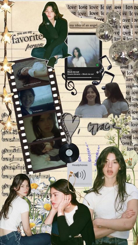 hi i like this one :;) #gracieabrams #blockmeout #tiwifl #vintage #collage #love #moodboard #aesthetic #music Personality Board Collage, Collage Ideas Picture Layout, All About Me Collage, About Me Collage, Personality Board, Love Moodboard, Me Collage, Picture Layout, Board Collage