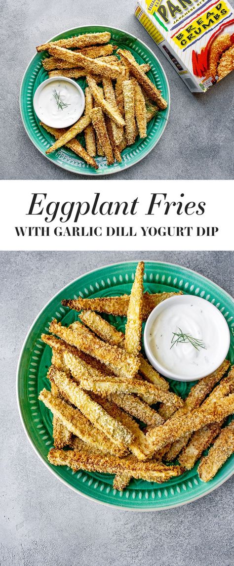 Baked Eggplant Fries, Oven Baked Eggplant, Homemade Dipping Sauce, Eggplant Appetizer, Easy Finger Food, Vegetarian Snack, Eggplant Fries, Easy Summer Side Dishes, Veggie Fries