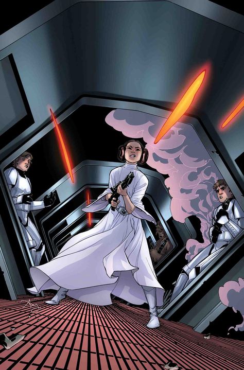 Star Wars Princess Leia Comic, Leia Comic, Mike Mayhew, Star Wars Leia, Leia Star Wars, Star Wars Princess Leia, Star Wars Drawings, Star Wars Comics, Star Wars Film