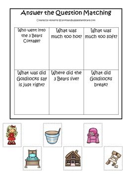 21 Goldilocks and the 3 Bears themed preschool games and worksheets bundle. Goldilocks 3 Bears Preschool, Goldilocks And The Three Bears Preschool, Goldilocks And The Three Bears Fine Motor, Goldi Locks And The Three Bears, Goldilocks And The Three Bears Sequence, Three Bears Activities, Goldilocks And The 3 Bears, Kindergarten Literacy Worksheets, Educational Games For Preschoolers