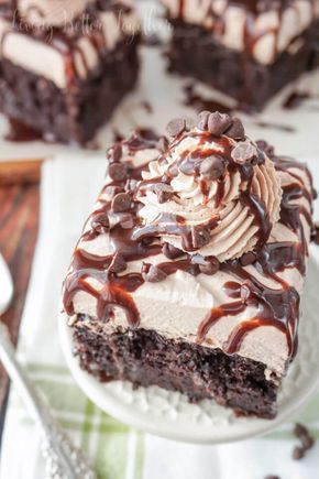 This Mocha Poke Cake is rich, moist, chocolate, and topped with a whipped coffee frosting. Mocha Poke Cake, Cake Poke, Fancy Deserts, Coffee Frosting, Everyday Cakes, Homemade Goods, Whipped Coffee, Dump Cakes, Chocolate Mocha