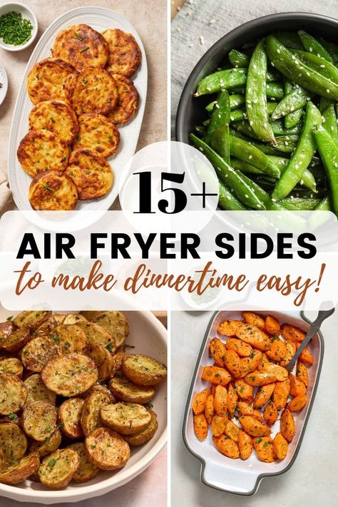 Easy Air Fryer Side Dishes, Noom Recipes Air Fryer, Side Dishes In Air Fryer, Vegetable Side Dishes Air Fryer, Air Fryer Veggies Recipes, Air Fryer Sides, Side Dishes Air Fryer, Air Fryer Veggies, Air Fryer Side Dishes