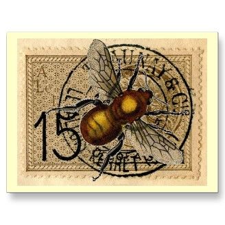 Vintage Bee Collage Postcard Bee Collage, طوابع بريد, Bee Images, Buzzy Bee, I Love Bees, Bee Skep, Bee Keeper, Vintage Bee, Bee Inspired