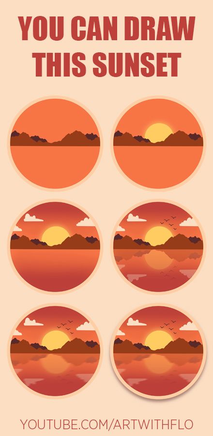 You Can Draw This sunset in Procreate! All you have to do is follow my super easy video tutorial. You can do it! Procreate Picture To Drawing, Easy Beginner Procreate Drawings, Ideas To Draw In Procreate, Digital Art Sunset Tutorial, Digital Art Beginner Ideas Easy, Easy Procreate Tutorials, Easy Things To Draw Digital, Procreate Easy Illustration, Simple Digital Art Tutorial