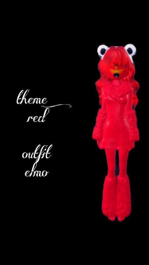 Elmo Dress To Impress, Kawii Theme Dress To Impress, Red Dti Outfits, Red Dress To Impress Outfit, Dti Academia, Red Dress To Impress, Xmas Day Outfit Ideas, Dti Characters, Dti Codes