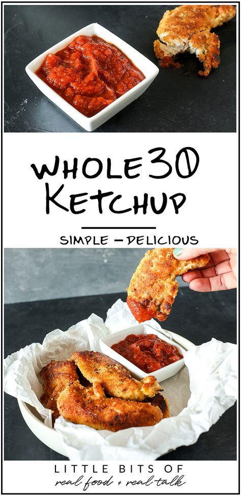 Whole 30 Ketchup, Whole30 Burger, Whole30 Ketchup, Tomato Carrot Soup, Lettuce Wrapped Burger, Ketchup Recipe, Sprouts With Bacon, Fire Roasted Tomatoes, Lettuce Wraps