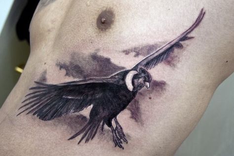 Andean Condor Tattoo, Condor Tattoo, Kundalini Tattoo, Andean Condor, California Condor, Army Tattoos, Tatuaje A Color, Bird Tattoo, Sleeves Ideas