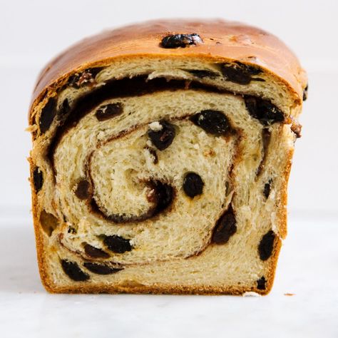 Cinnamon-Raisin Swirl Bread recipe on Food52 Raisin Bread Recipe, Cinnamon Swirl Bread Recipe, Cinnamon Raisin Bread Recipe, Fruit Bread Recipes, Swirl Bread Recipe, Kolache Recipe, Cinnamon Bread Recipe, Swirl Bread, Cinnamon Swirl Bread