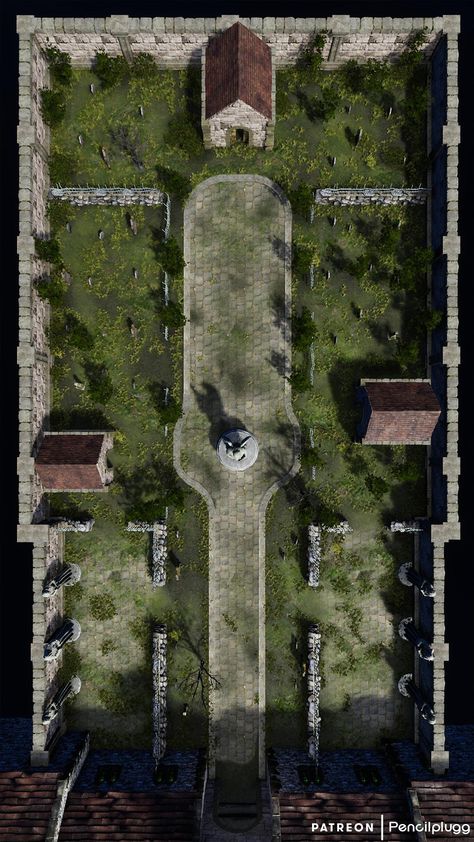 Castle Battlemap, Necropolis Map Dnd, Cemetary Dnd Map, Dnd Graveyard Map, Catacombs Battlemap, Graveyard Battle Map Dnd, Cavern Map D&d, Call Of Cthulhu Rpg, Building Map