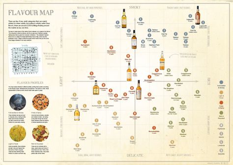 Brugal Rum, Whisky Map, Single Malt Whiskey, Menu Book, Beer Cocktails, Whiskey Drinks, Whiskey Decanter, Flavor Profiles, Single Malt