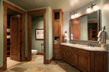 Bathroom Baseboard, Dark Wood Trim, Baseboard Styles, Basement Bathroom Design, Baseboard Trim, Bathroom Paint Colors, Wood Bathroom, Bath Room, Wood Trim