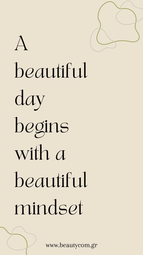 A Beautiful Day Begins With A Beautiful Mindset, Good Day Quotes Think Positive, The Power Of Positive Thinking, Vision Board Quotes, Power Of Positive Thinking, Board Quotes, Think Positive, Good Day Quotes, Day Quotes