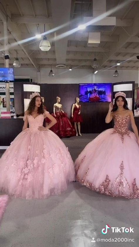 Beautiful blush pink and rose gold quinceañera dresses [Video] | Quinceanera dresses pink, Quinceanera dresses gold, Quinceanera dresses Dessert For Quinceanera, Twin Quinceanera Dresses, Gold Quinceanera Dresses, Rose Gold Quinceanera Dresses, Quinceanera Dresses Blush, Rose Gold Quinceanera, Red Ball Gowns, Quinceanera Pink, Mexican Quinceanera Dresses