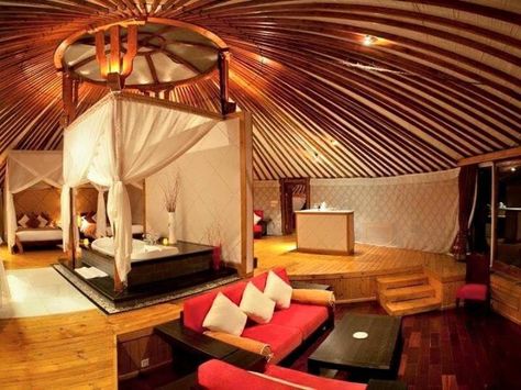 Mongolian luxury GER resort  #yostoigoyotour #ecomongolia #nomadictour #visitmongolia Mongolian Ger, Mongolian Yurt, Home Trends, New Directions, Mongolia, Yurt, Glamping, Home Design, Loft Bed