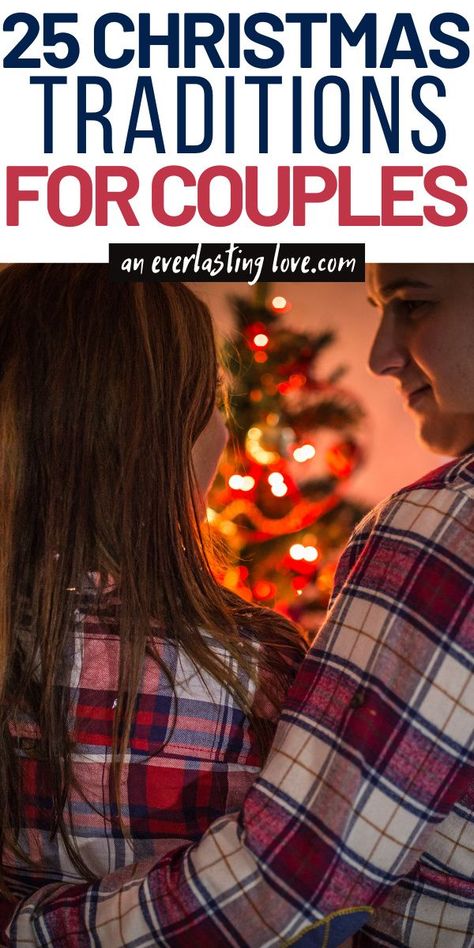 Christmas Day Traditions Couples, Christmas Traditions For Newlyweds, Couple Ideas For Christmas, First Christmas Married Traditions, Christmas Day For Two, Christmas Couple Traditions, Couples First Christmas Ideas, Holiday Traditions For Couples, Christmas Eve Traditions For Couples