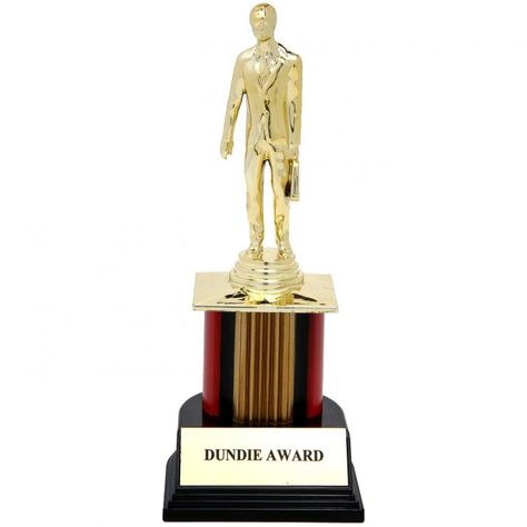 The Office Dundie Award Replica Dundie Awards Ideas, Award Party Ideas, Office Superlatives, The Office Dundie Award, Dundie Awards, Best Employee Award, Funny Employee Awards, The Office Merch, Office Themed Party